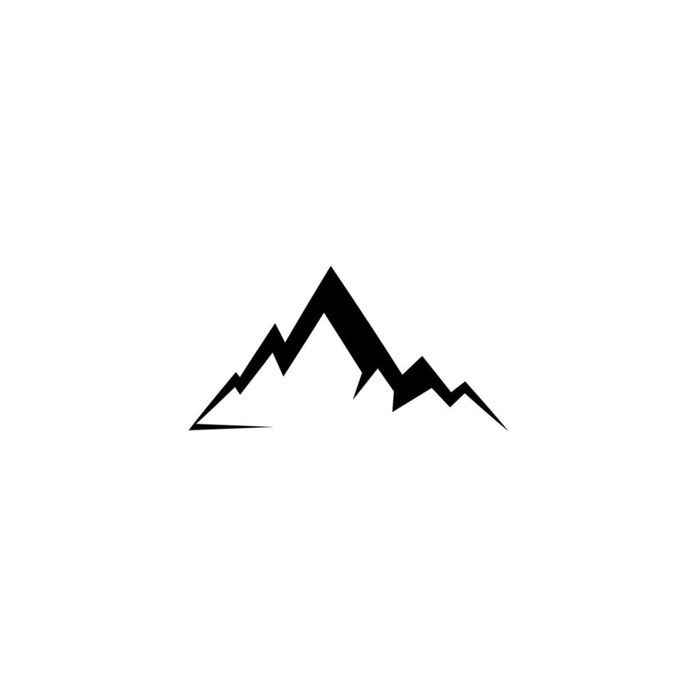 mountains icon logo vector illustration