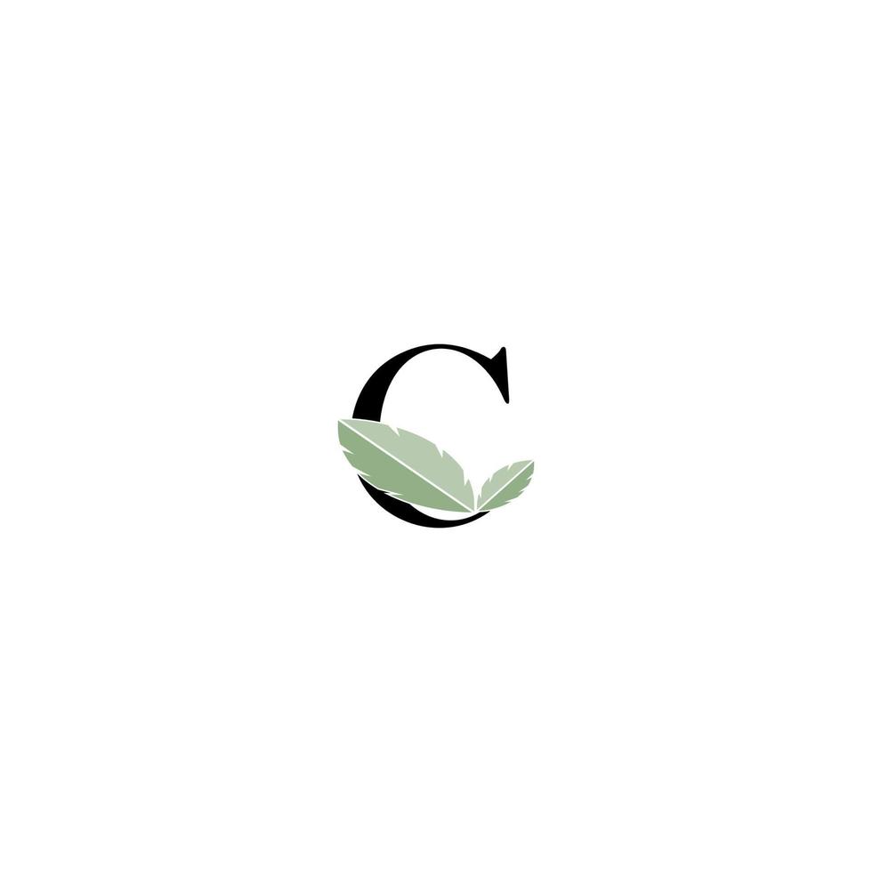 letter C logo vector illustration design