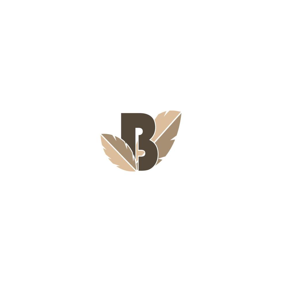 letter B logo vector illustration design