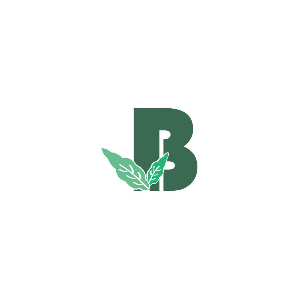 diseño de ilustración de vector de logotipo de letra b