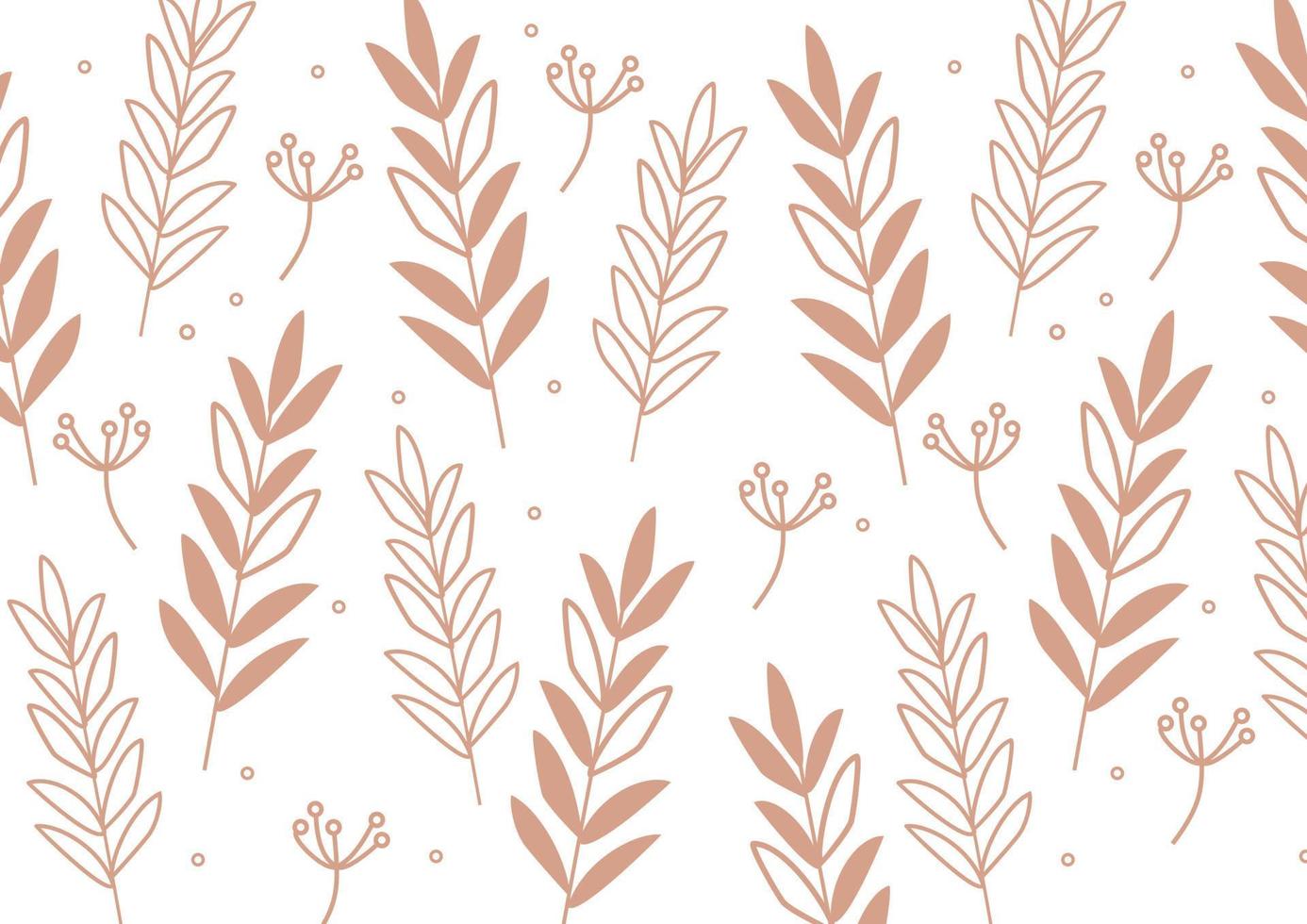 pastel floral pattern background vector