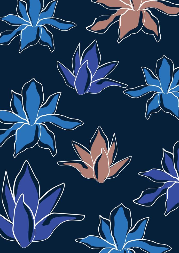 floral pattern background vector