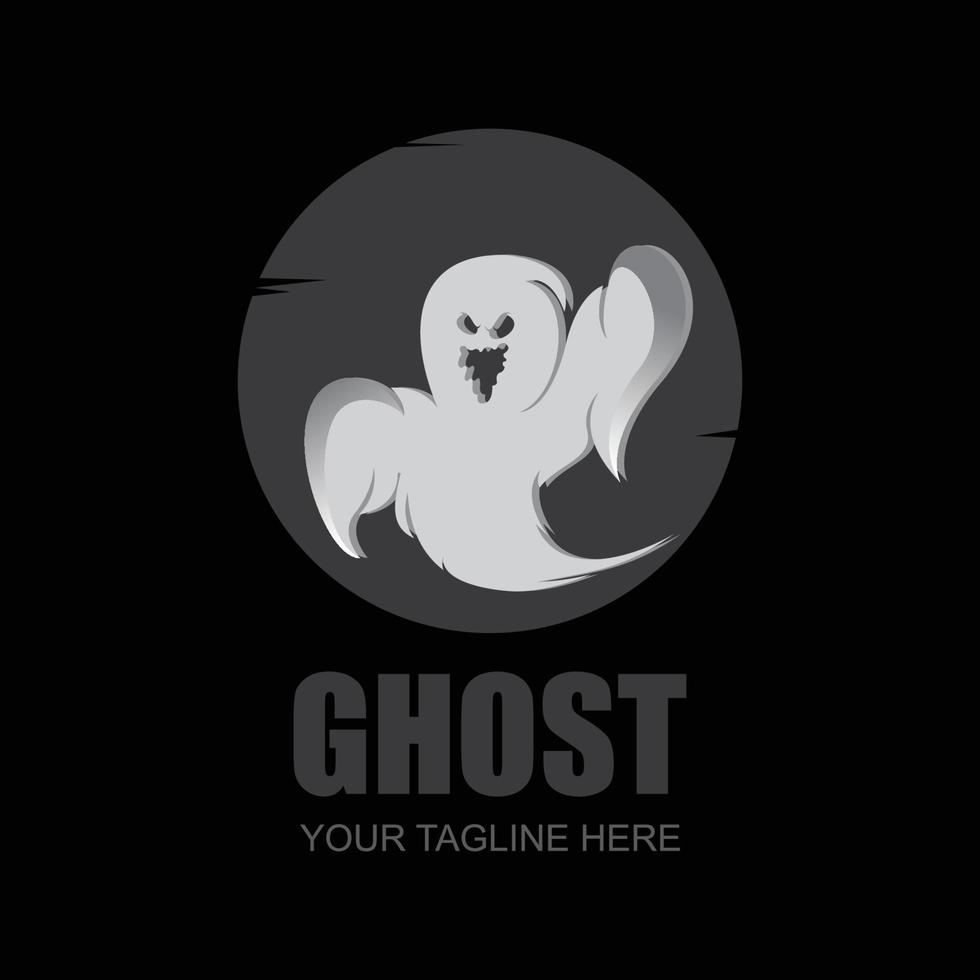 ghost logo ideas vector