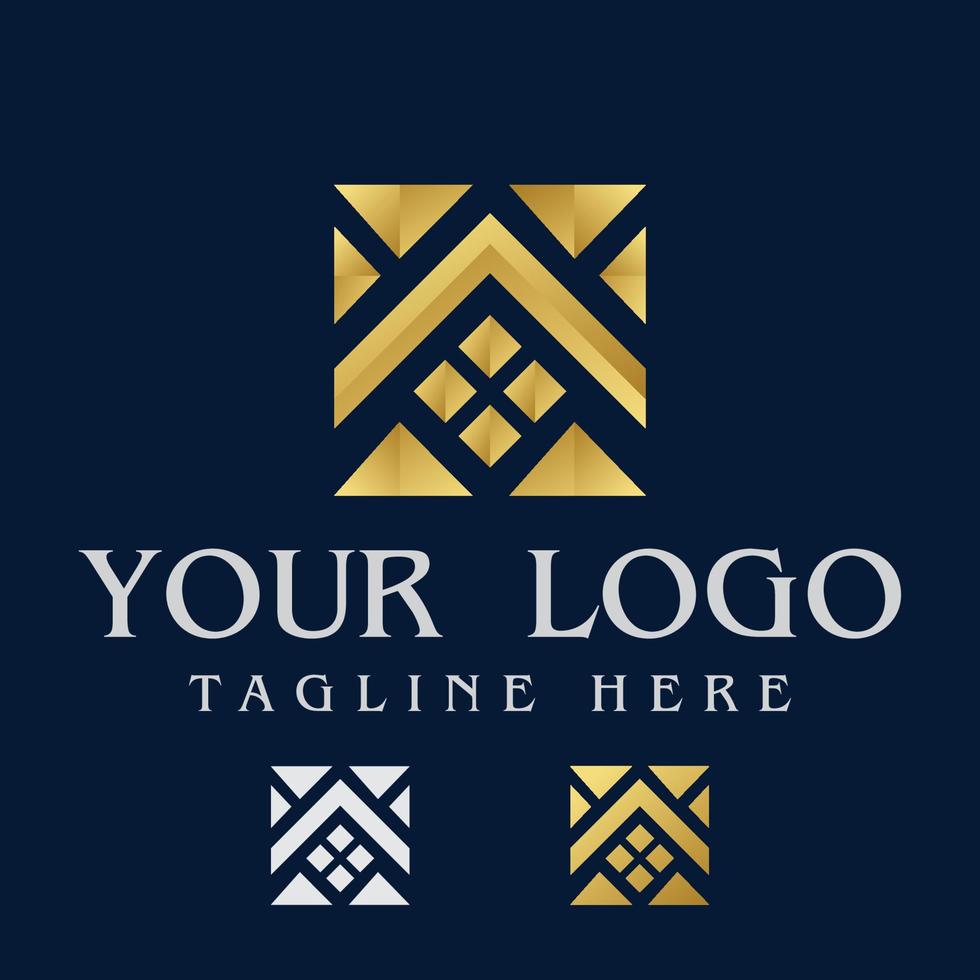 modern real estate logo vector