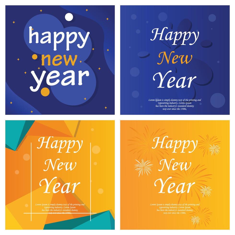 happy new year vector