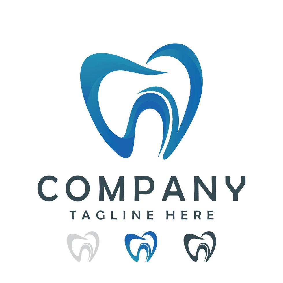 dental colorful logo design vector