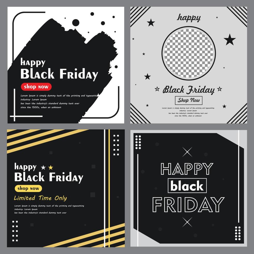 happy black friday vector