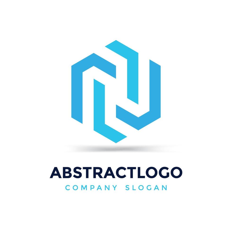 elemento de diseño de iconos de logotipo de tecnología creativa para empresa de datos y redes vector