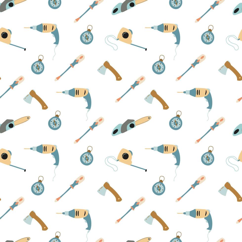 Seamless pattern for the holiday Father's Day. vector