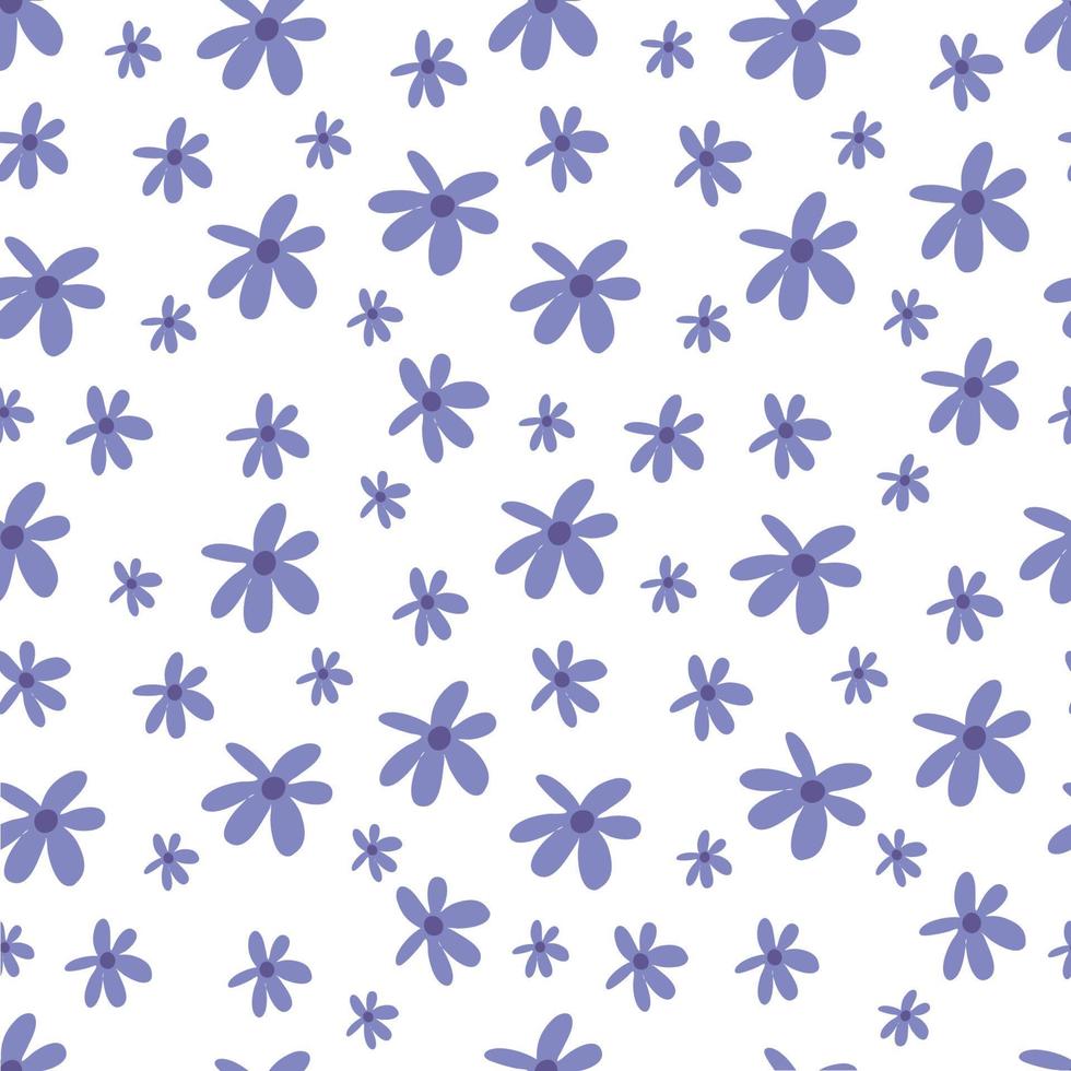 Simple yellow flowers, petals seamless, repeatable pattern, summer background. Repeated light background, soft textile texture. Bright abstract nature wallpaper. vector