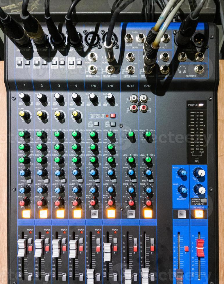 Compact mixing control with the multiple cord. photo