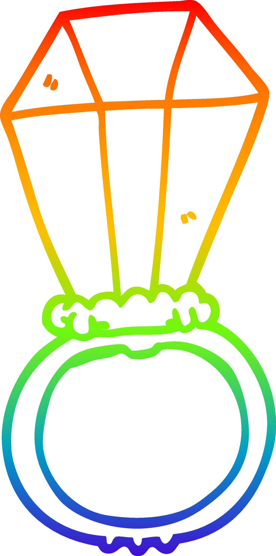 rainbow gradient line drawing cartoon engagment ring 8832501 Vector Art at Vecteezy rainbow gradient line drawing cartoon engagment ring 8832501 Vector Art at Vecteezy