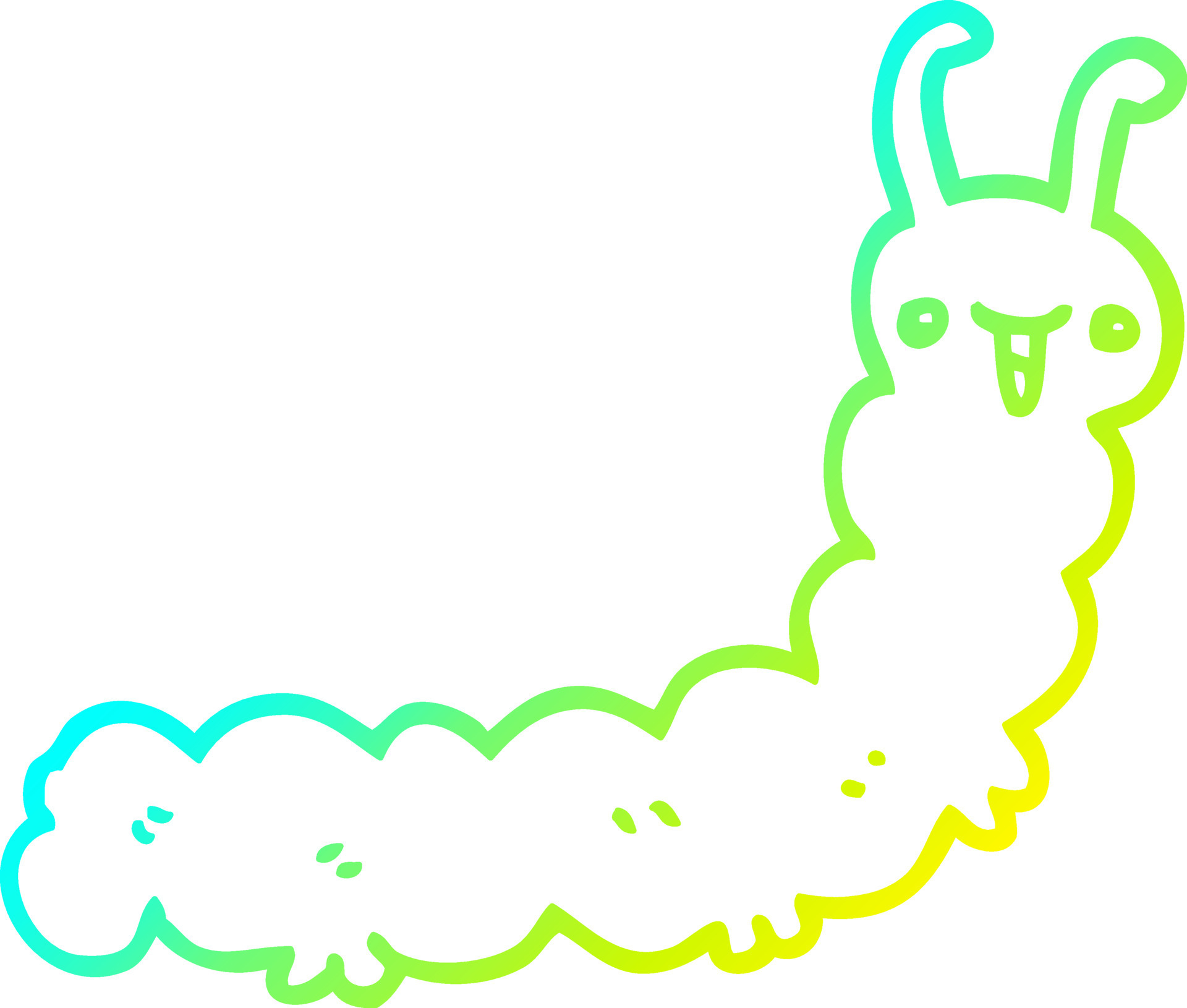 cold gradient line drawing cartoon caterpillar 8834349 Vector Art at Vecteezy cold gradient line drawing cartoon caterpillar 8834349 Vector Art at Vecteezy