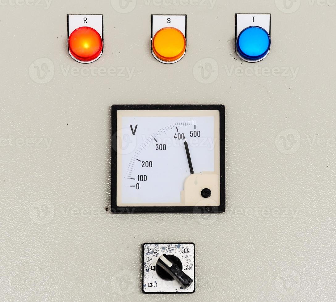 Electrical control panel photo