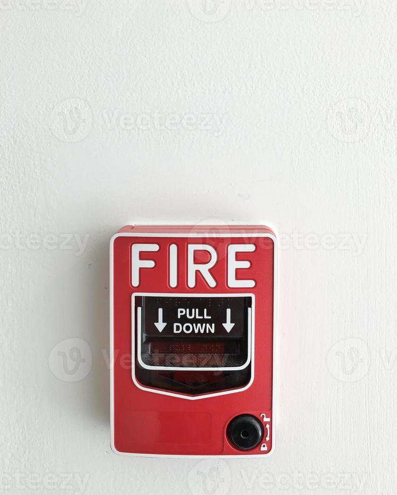 Fire alarm box. photo