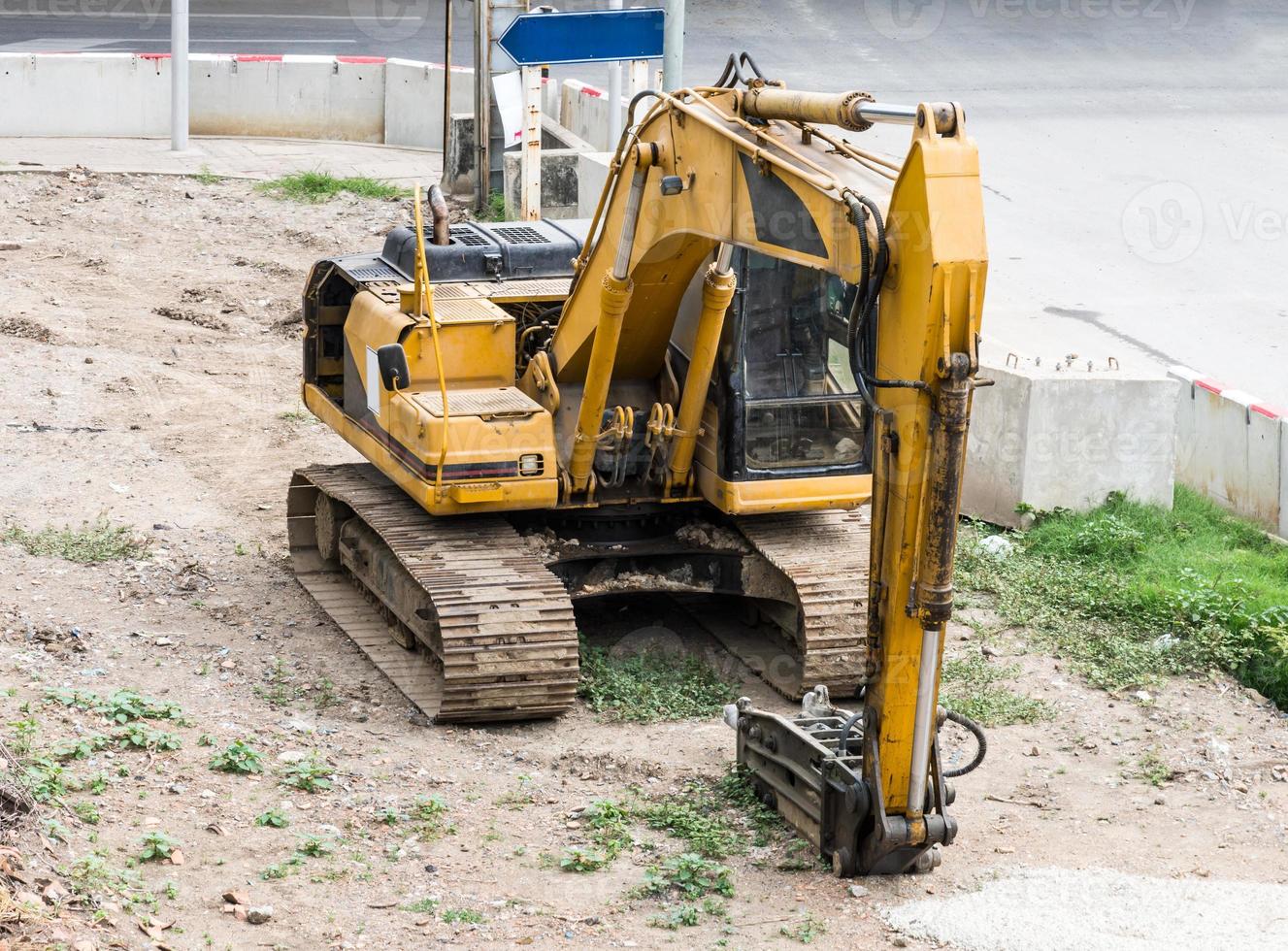 la excavadora mecanica foto