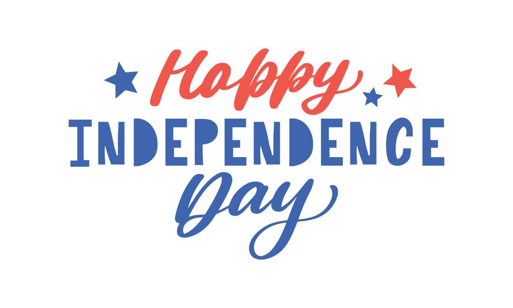 Fourth 4 of July stylish american independence day design Fourth of July vector