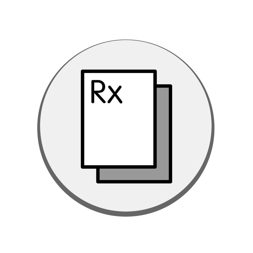 Illustration Vector graphic of Rx icon