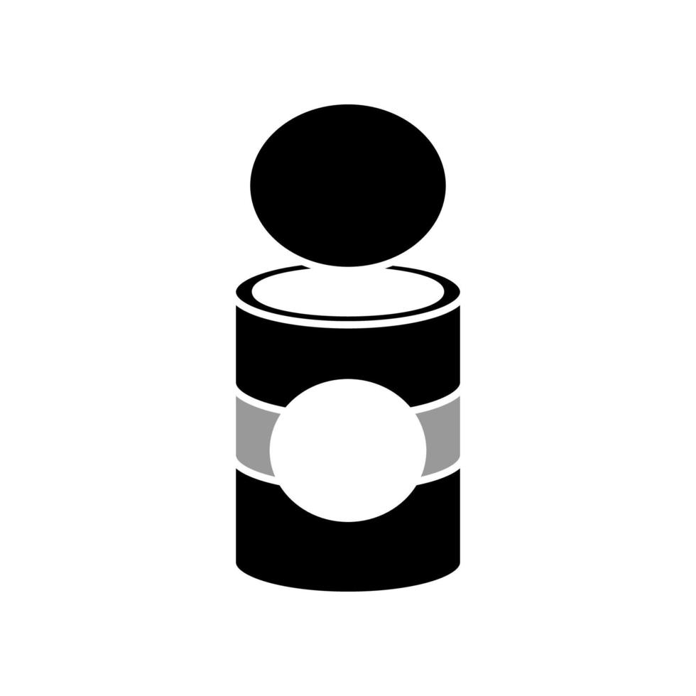 Illustration Vector graphic of tin can icon