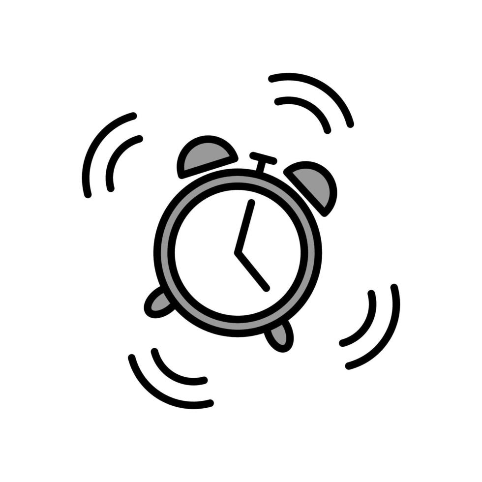 plantilla de icono de reloj de alarma vector