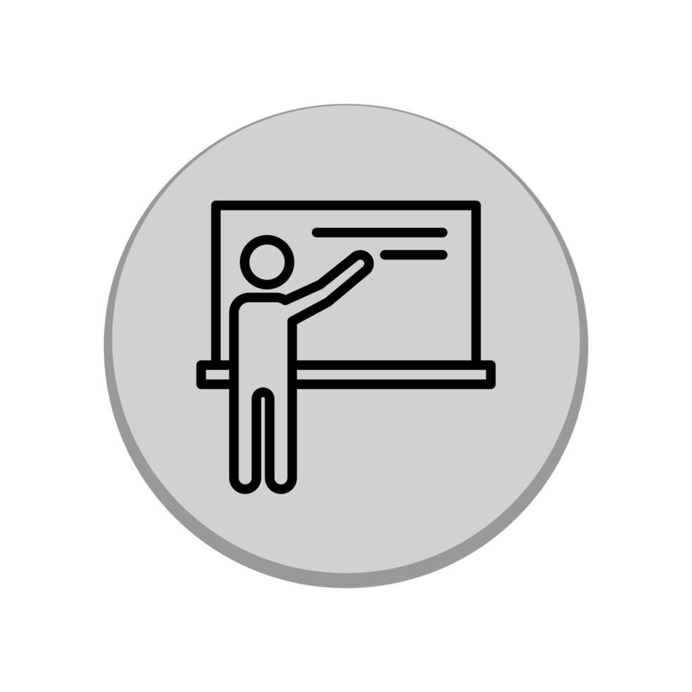 Teacher icon template vector