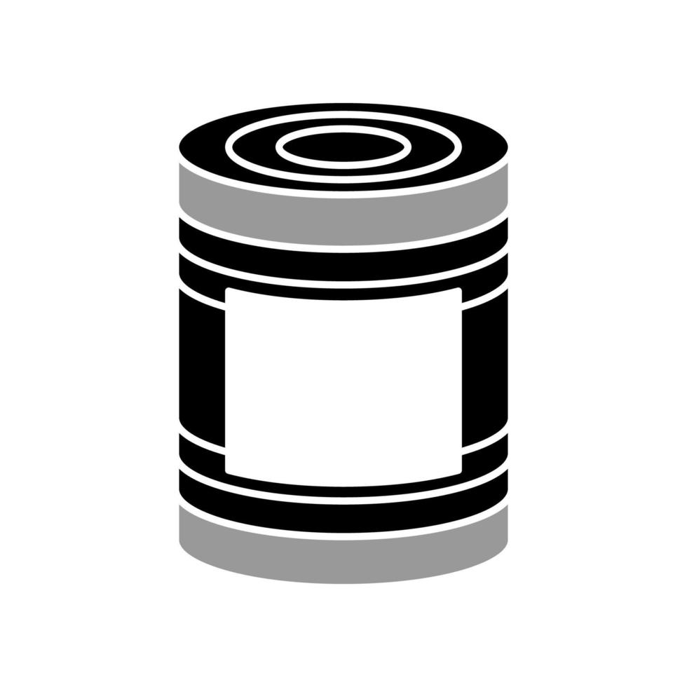 Illustration Vector graphic of tin can icon