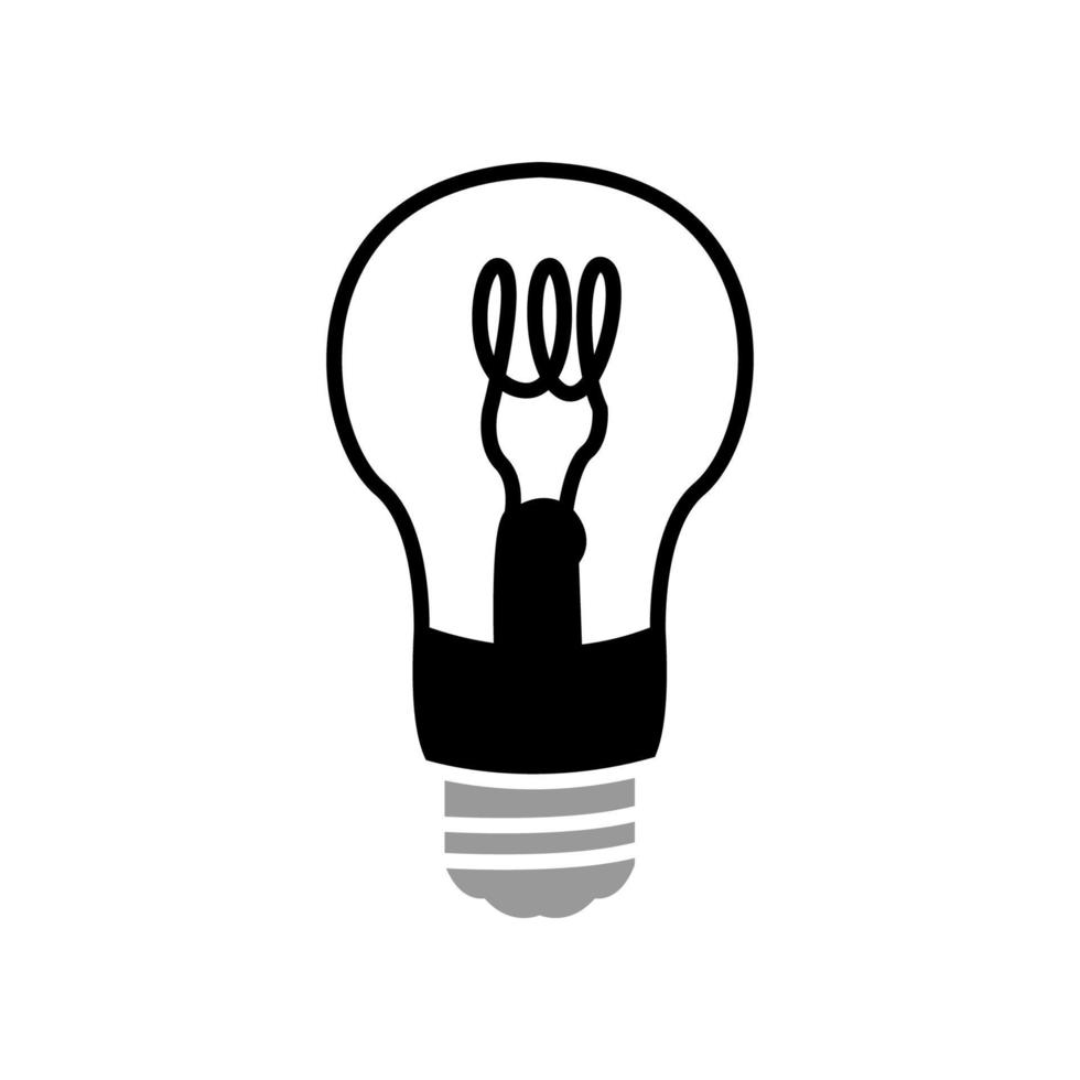 Illustration Vector graphic of bulb lamp icon