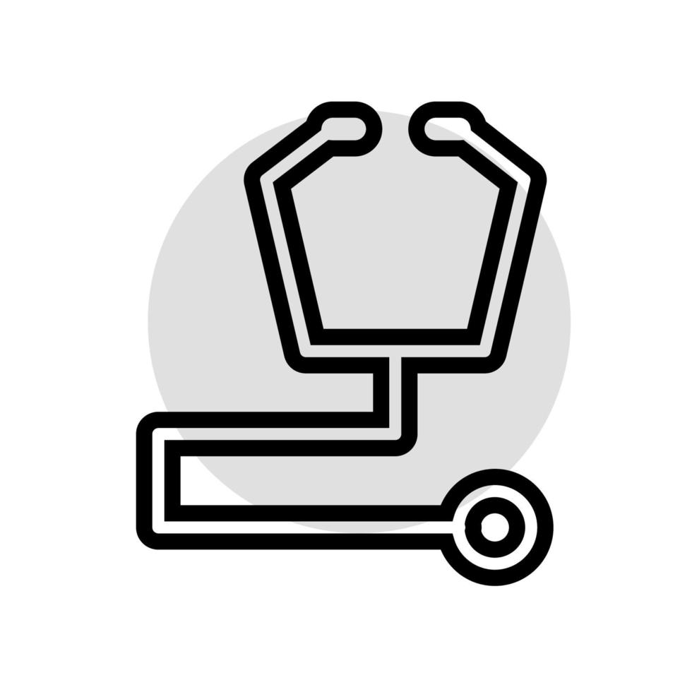 Illustration Vector graphic of stethoscope icon