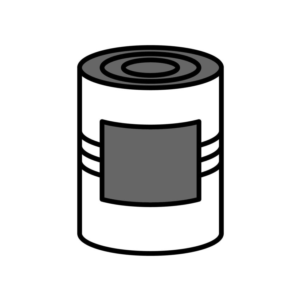 Illustration Vector graphic of tin can icon