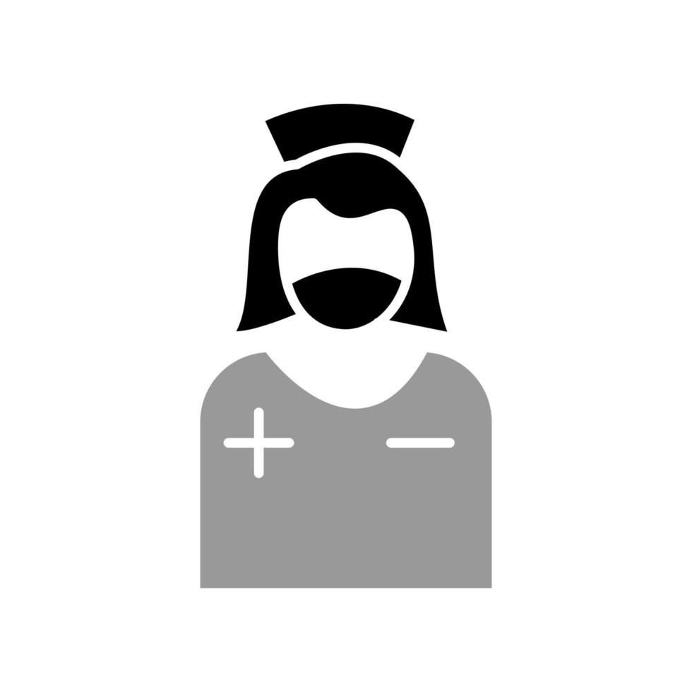 Nurse icon template vector