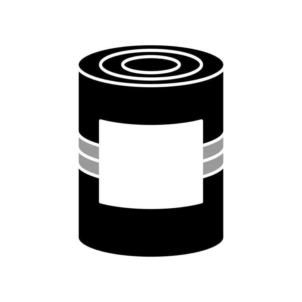 Illustration Vector graphic of tin can icon