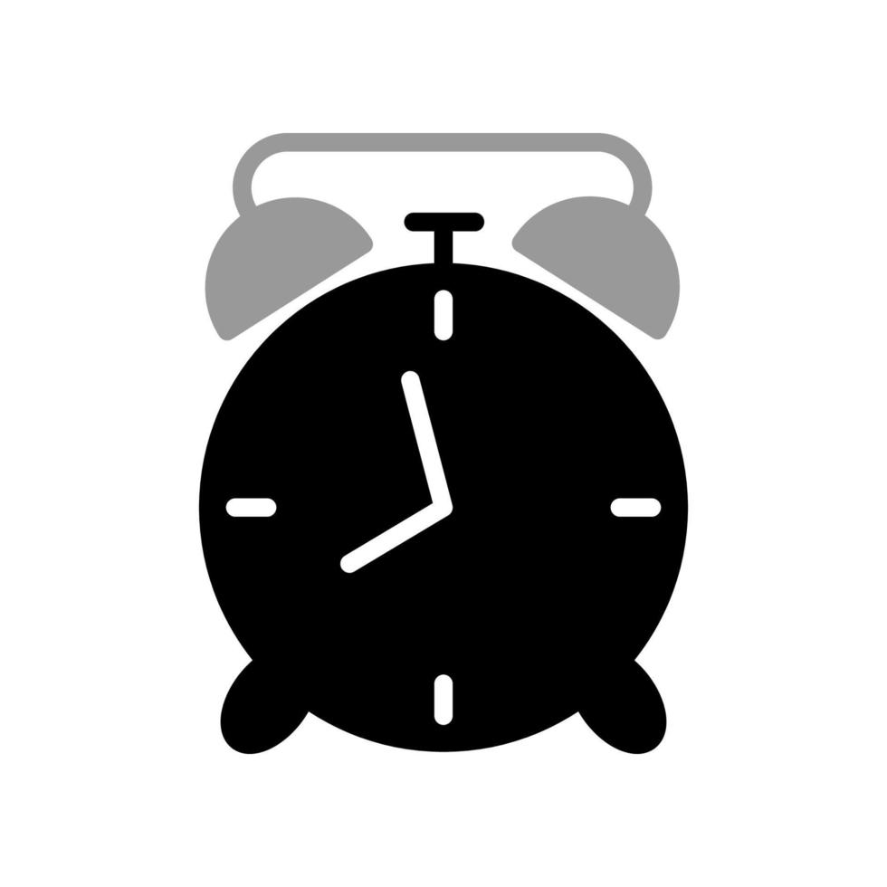 alarm clock icon template vector