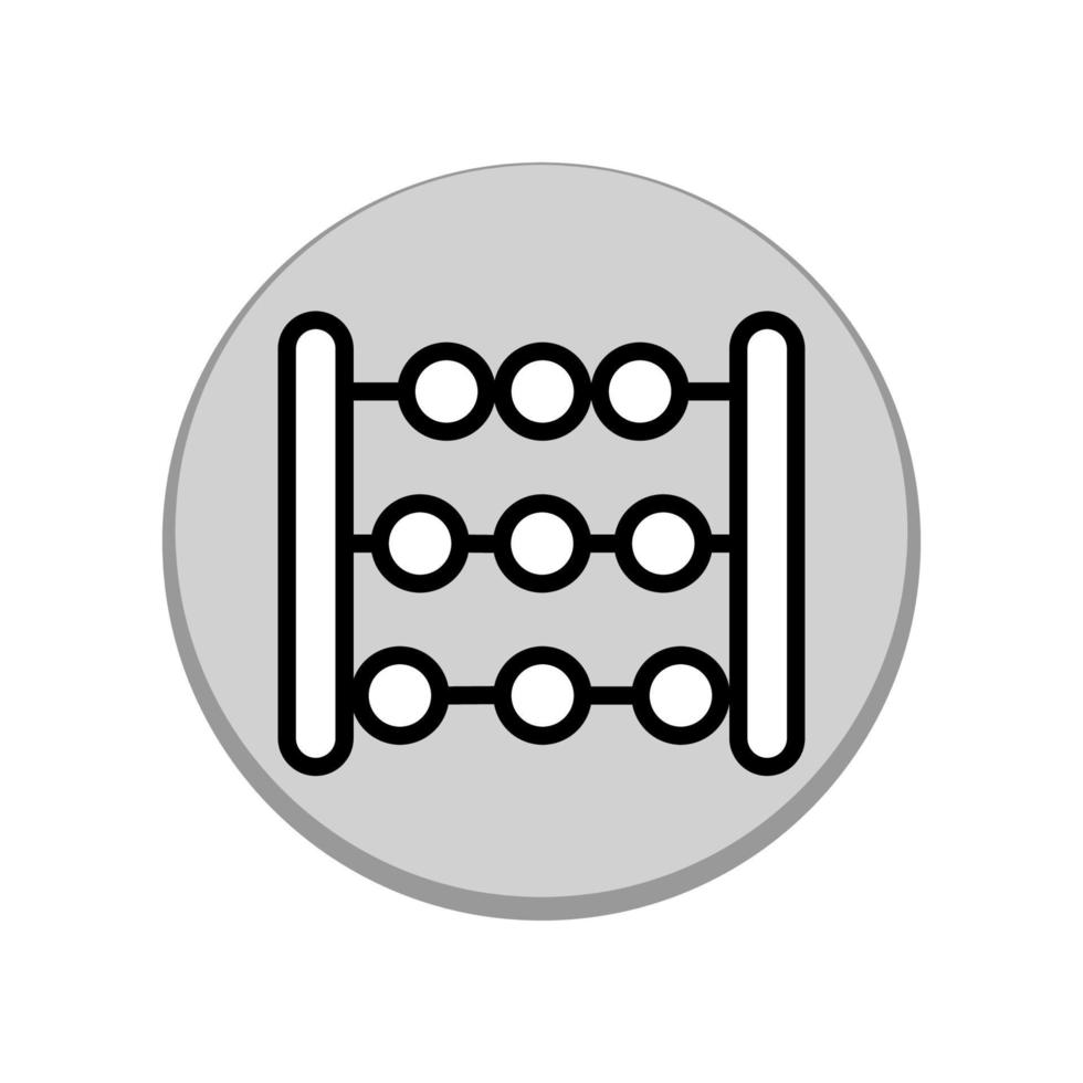 abacus icon template vector