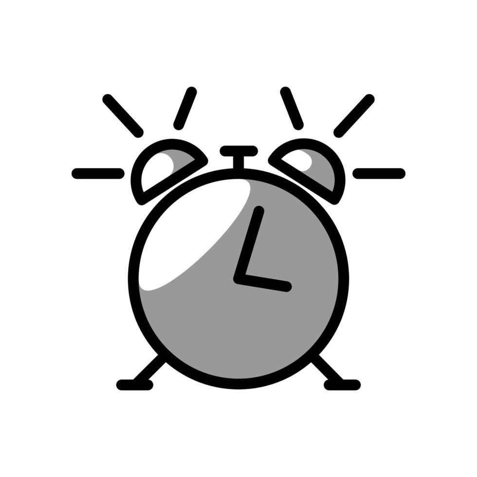 alarm clock icon template vector