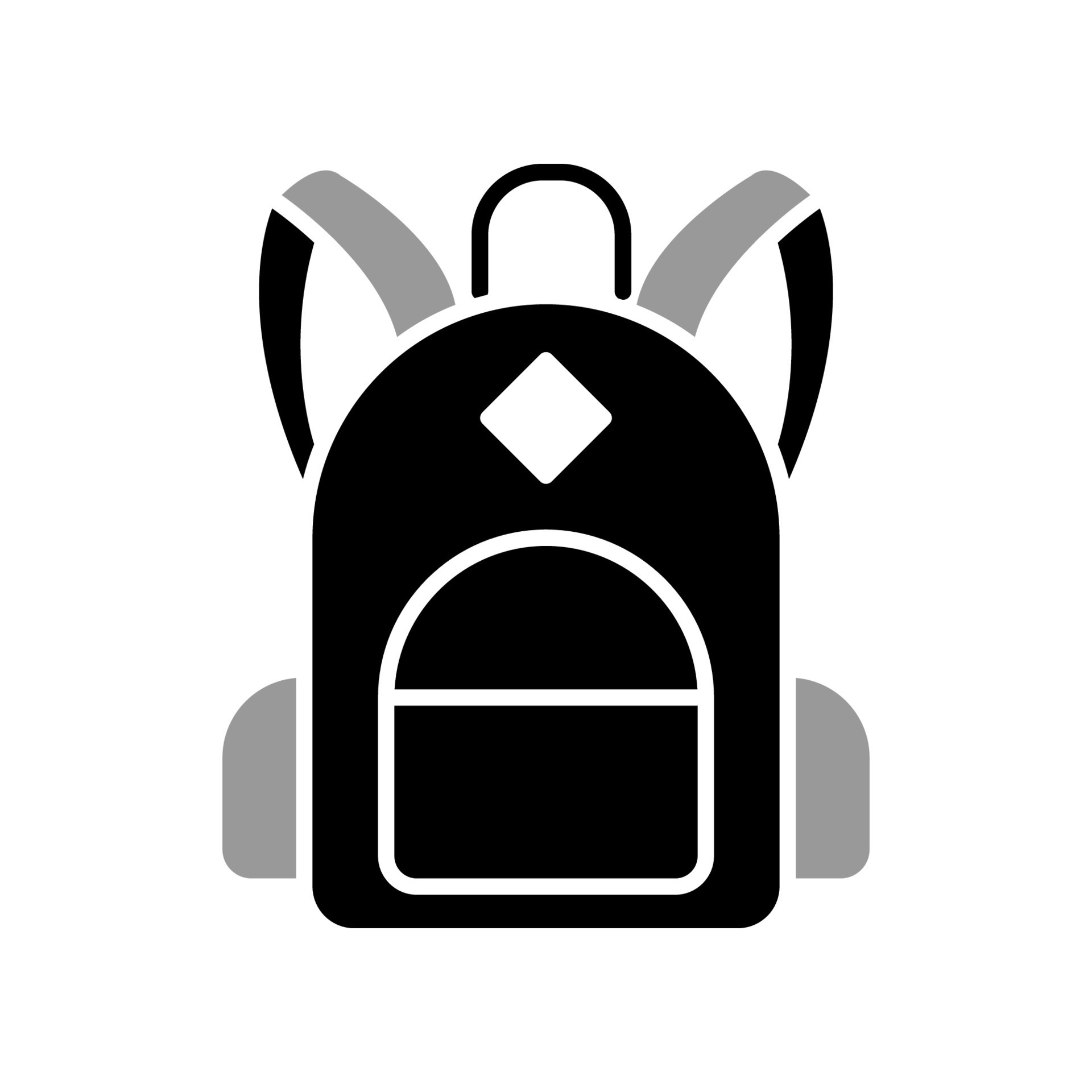 Backpack icon template 8841098 Vector Art at Vecteezy