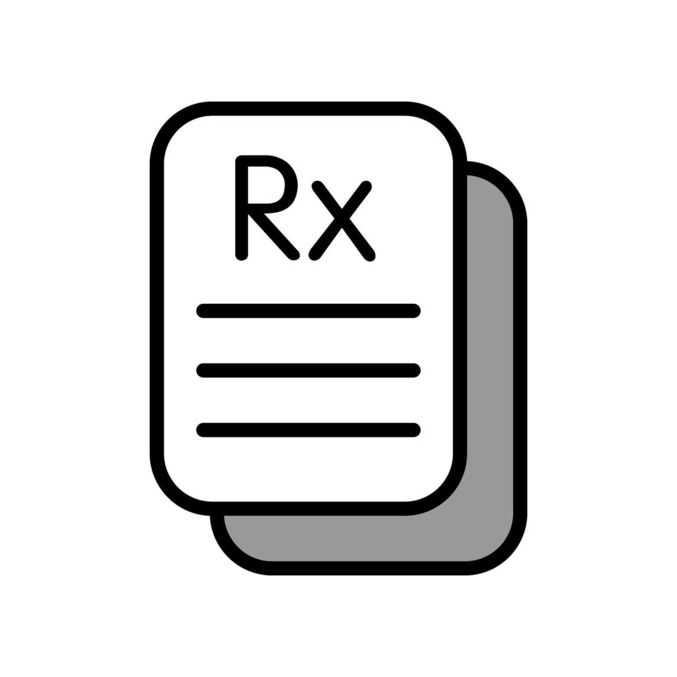 ilustración vectorial gráfico del icono rx vector