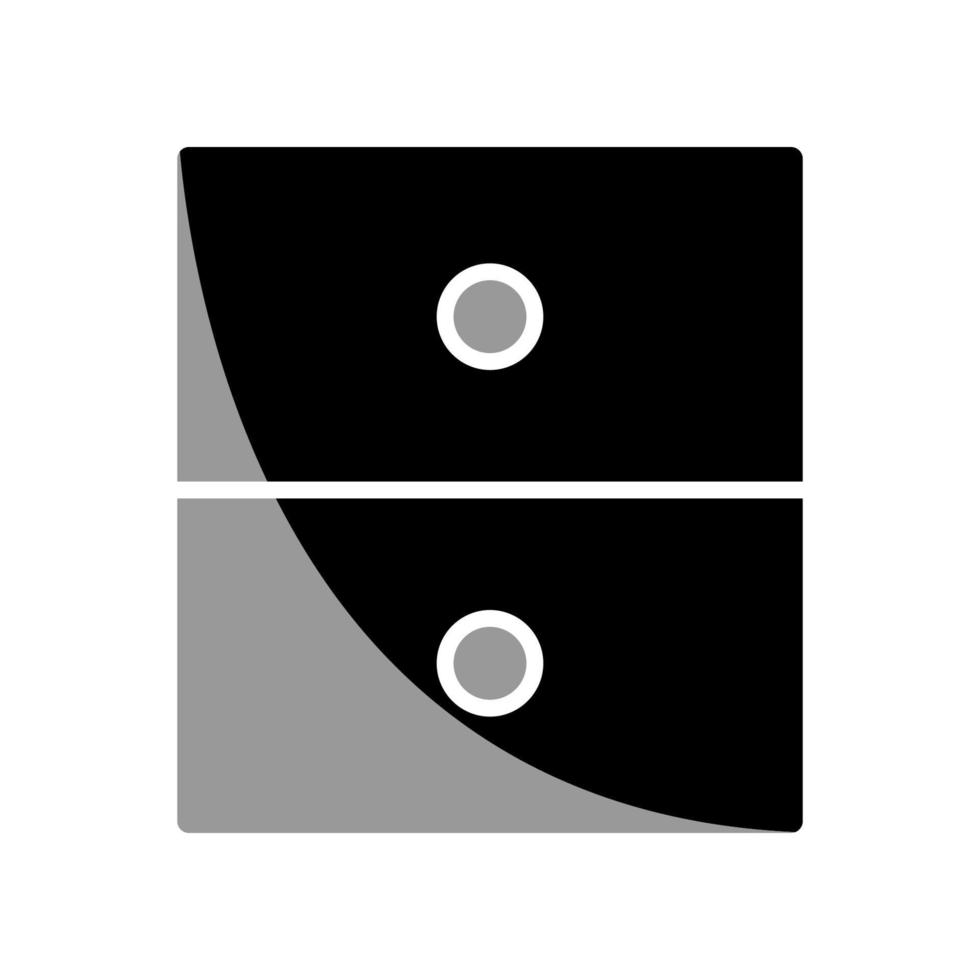 Illustration Vector graphic of file cabinet icon