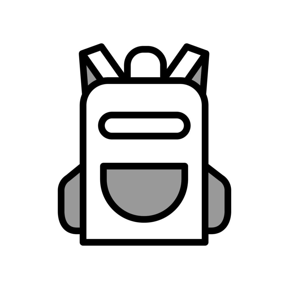 plantilla de icono de mochila vector