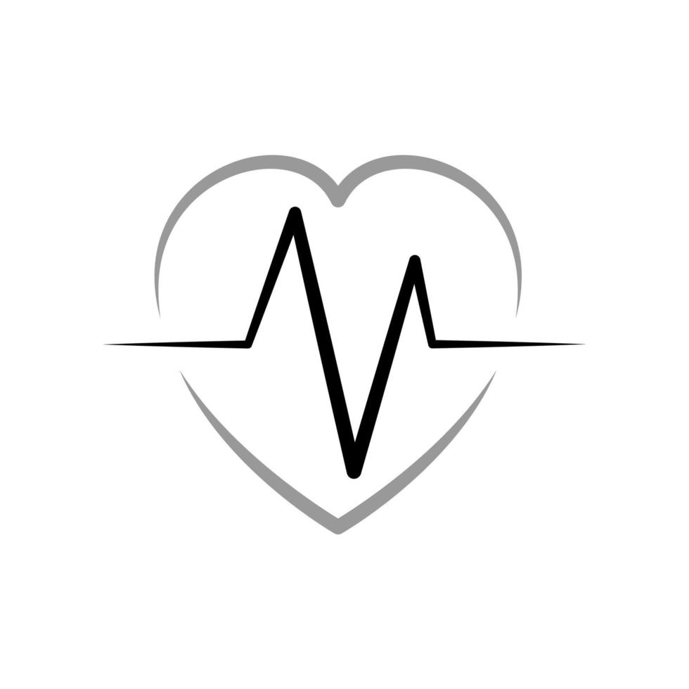 Illustration Vector graphic of heart pulse icon