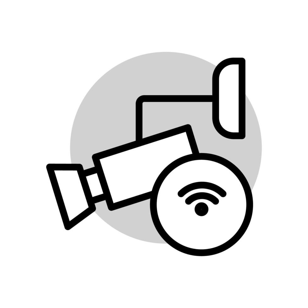 Illustration Vector graphic of cctv icon