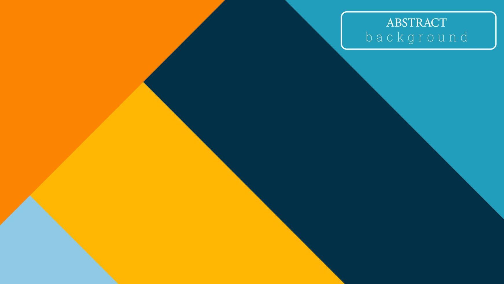 Abstract wallpaper created with simple flat colorful boxes. vector