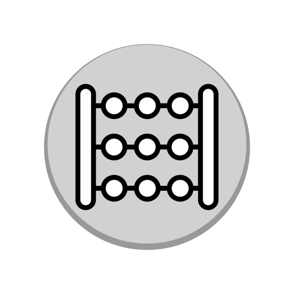 abacus icon template vector