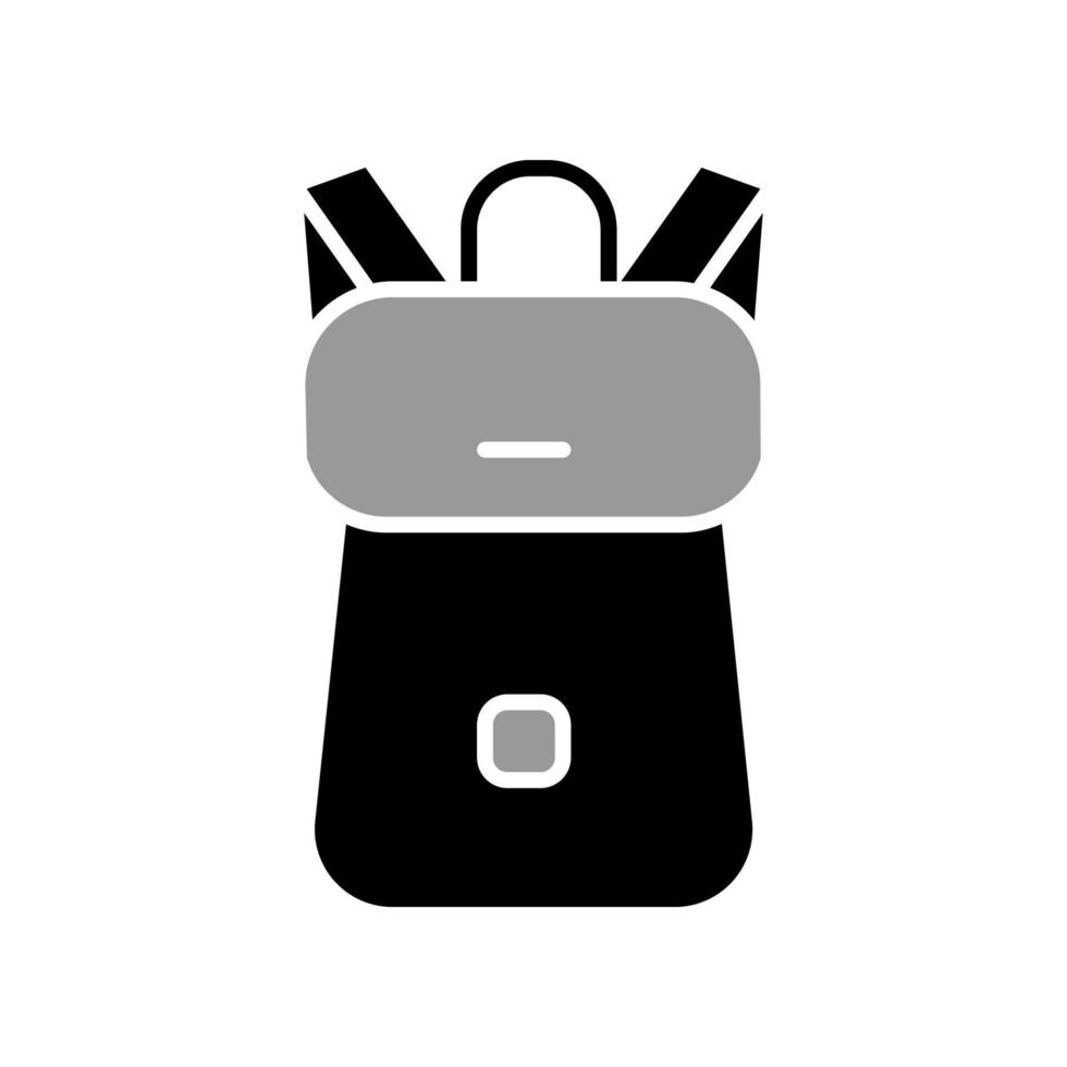 Backpack icon template vector