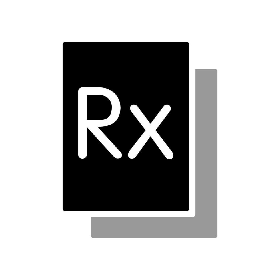 Illustration Vector graphic of Rx icon
