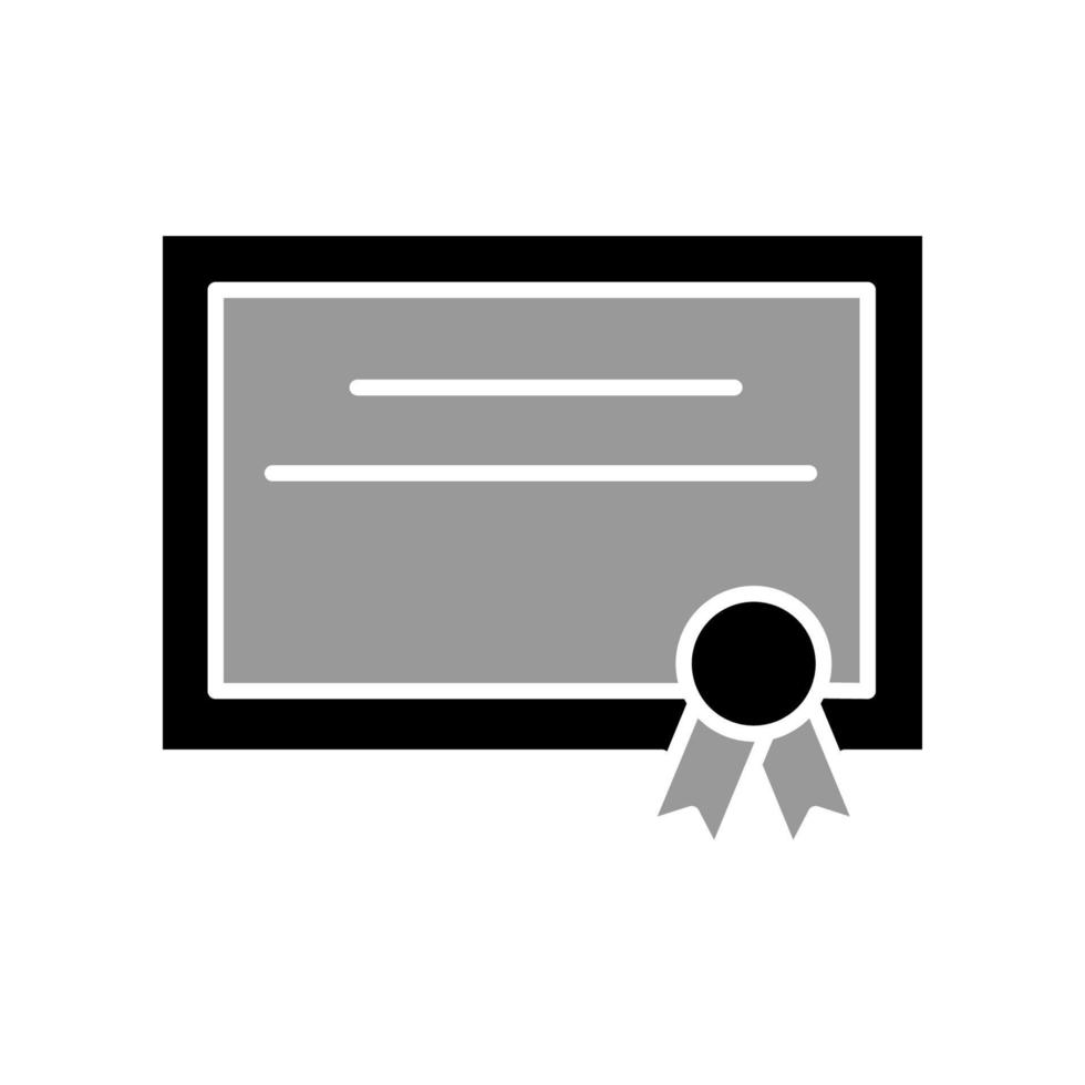 Certificate icon template vector