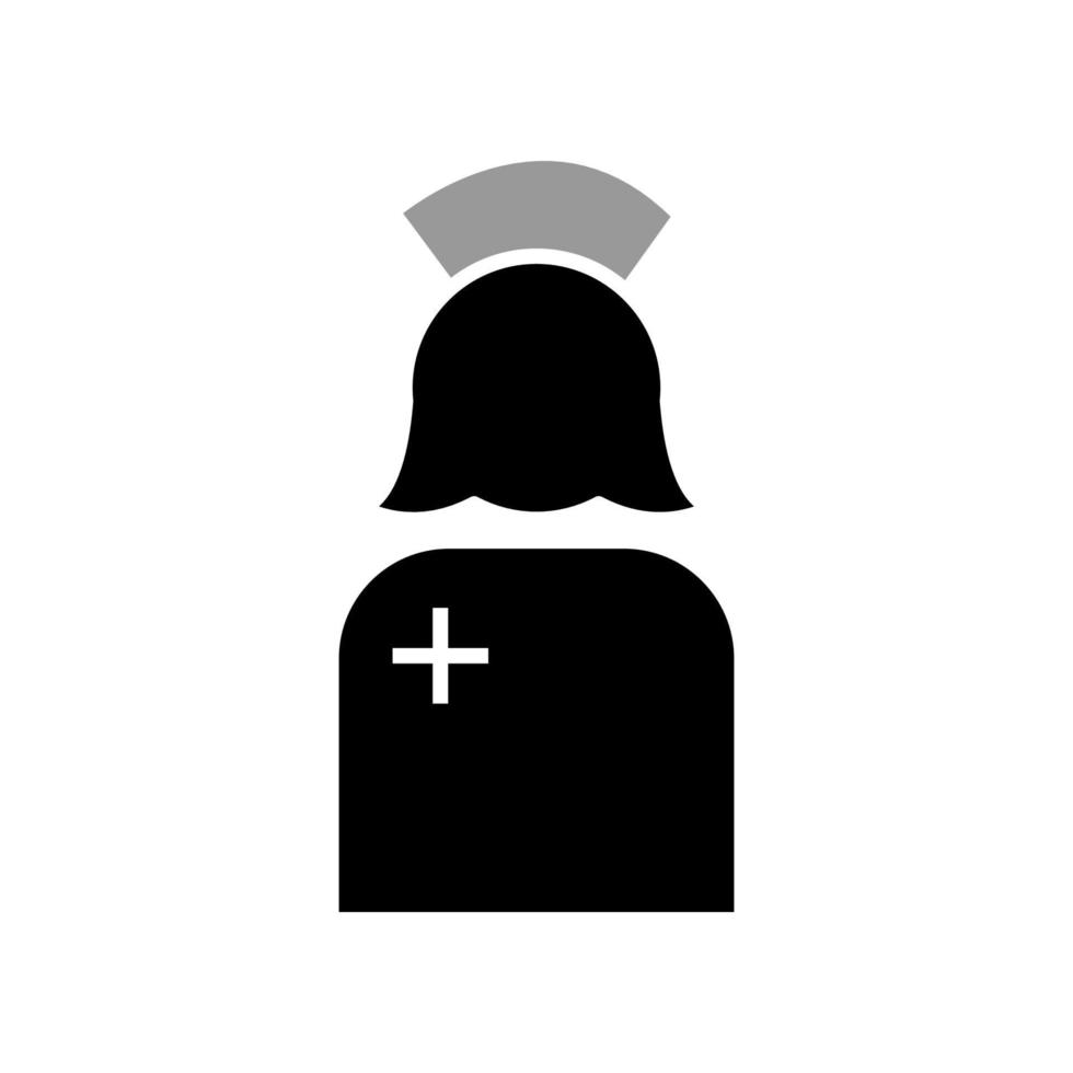 Nurse icon template vector