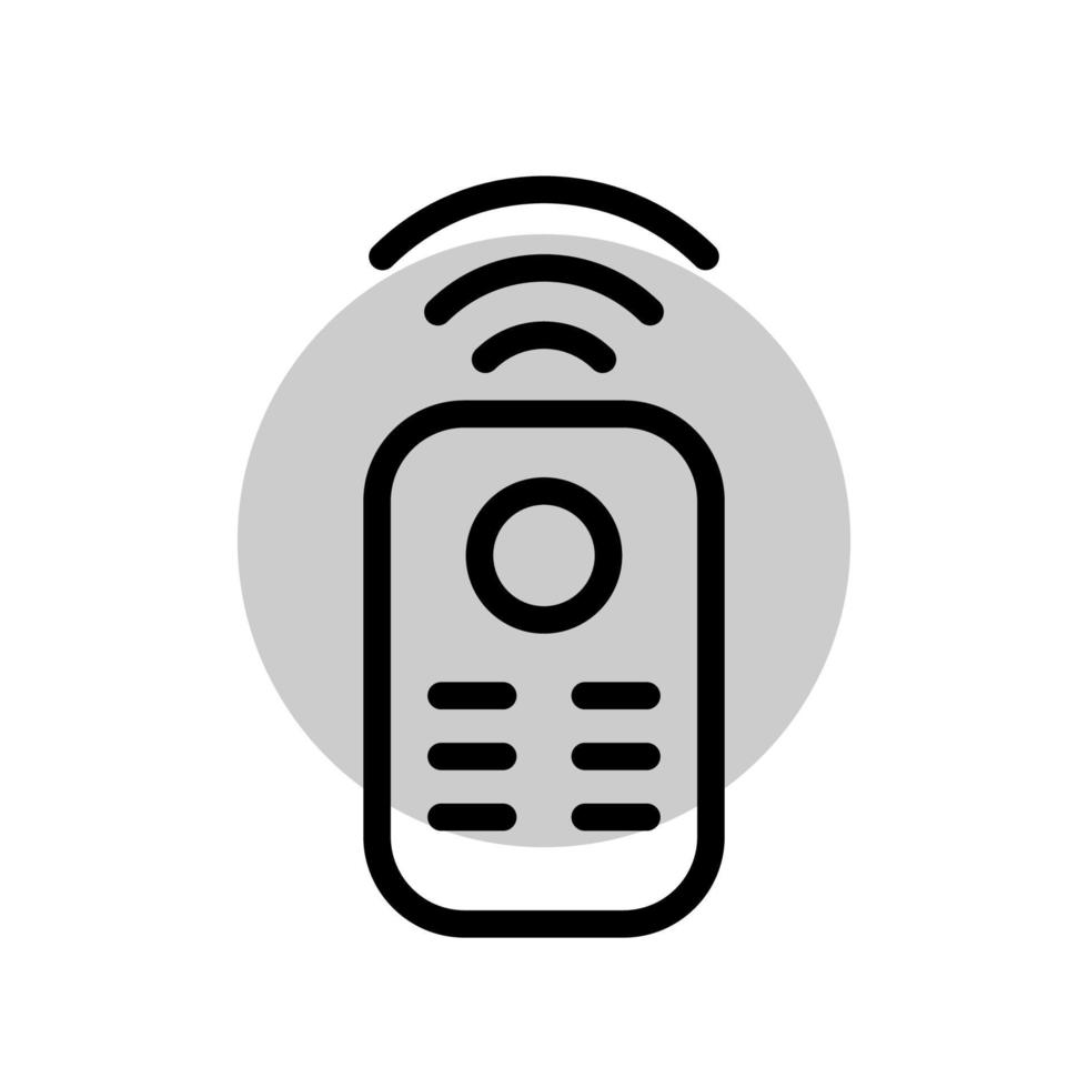 Illustration Vector graphic of remote control icon