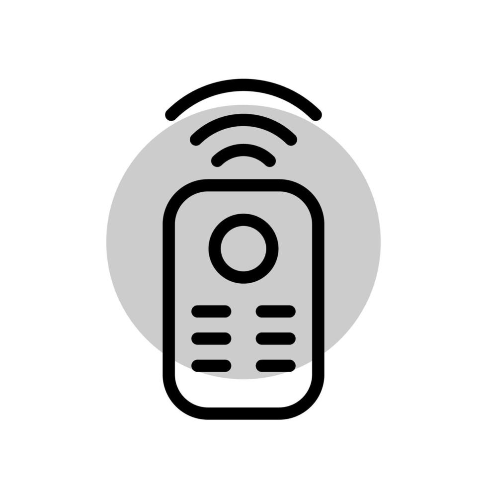 Illustration Vector graphic of remote control icon