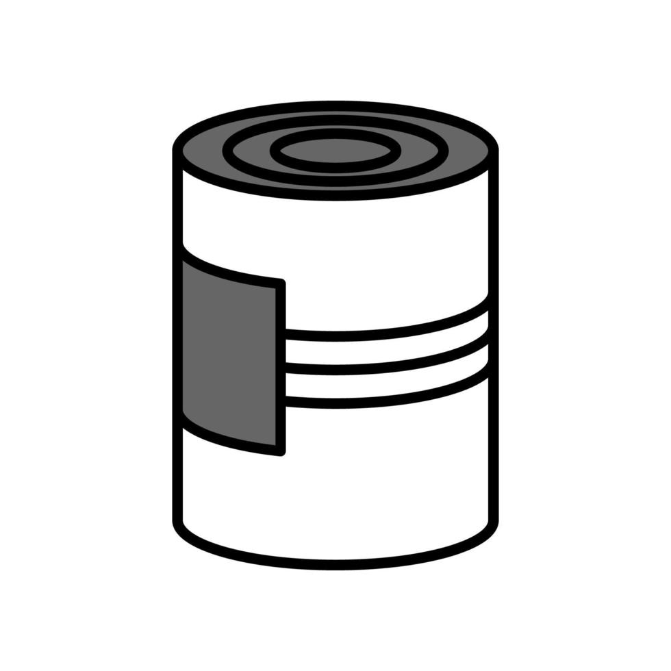 Illustration Vector graphic of tin can icon