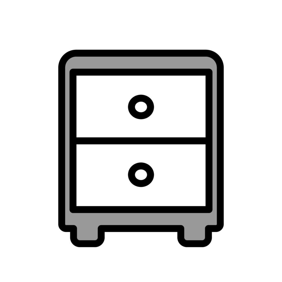 ilustración vectorial gráfico del icono del archivador vector